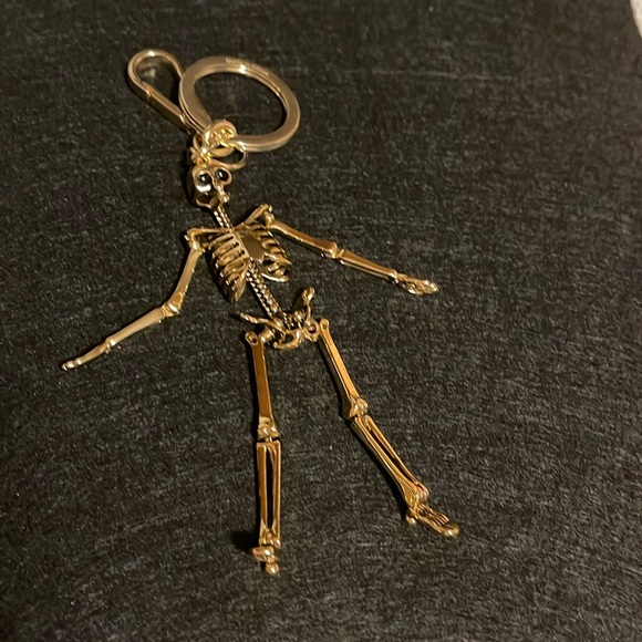 Alexander McQueen Skeleton Keychain /Bag Clip - Picture 2 of 5